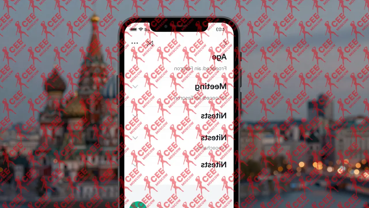 Текстовое сообщение в Telegram с деталями встречи: возраст, профессия, интересы, без фото.