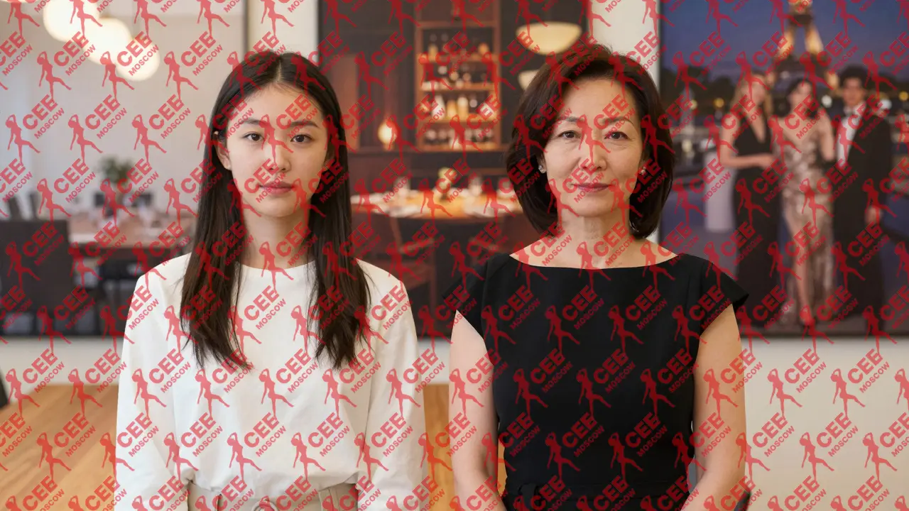 Две женщины разного возраста в нейтральной обстановке, символизирующие гибкость и адаптивность образа.