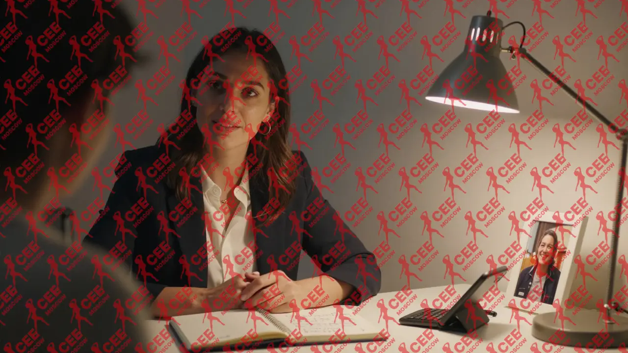 Менеджер ведёт видеозвонок с клиентом, обсуждая детали отдыха в спокойной обстановке.