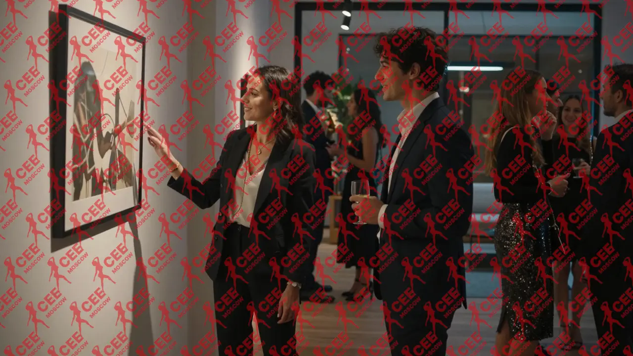 На вечеринке человек чувствует себя неуютно, пока сопровождающий мягко помогает вступить в разговор.