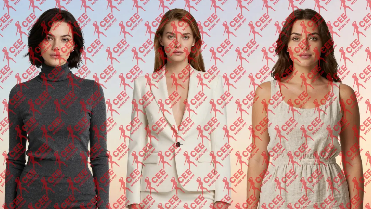 Три женщины в стилях, характерных для разных российских городов, подчеркивают разнообразие естественной привлекательности.